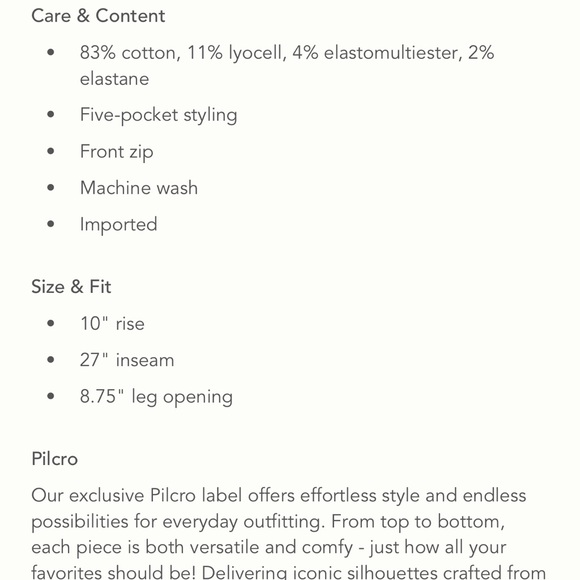 Anthropologie The Yaya Mid Rise Crop Flare Jeans by Pilcro - Picture 5 of 5